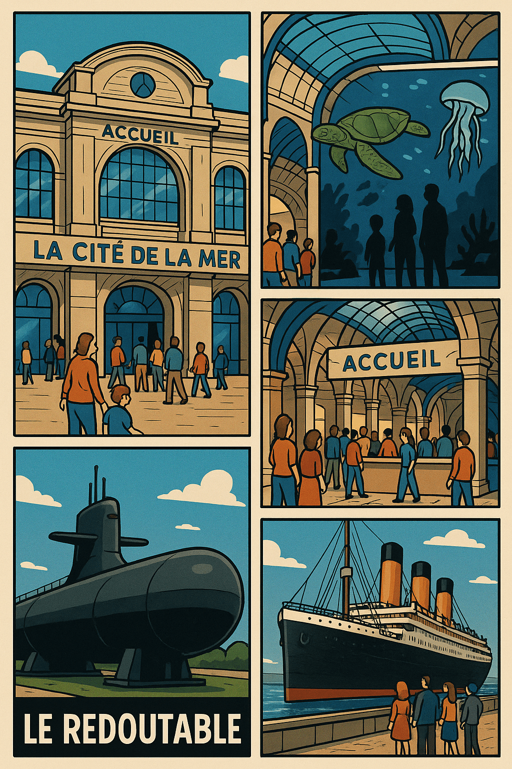 La Cité de la Mer à Cherbourg : un voyage au cœur des océans et de l’histoire&nbsp;maritime